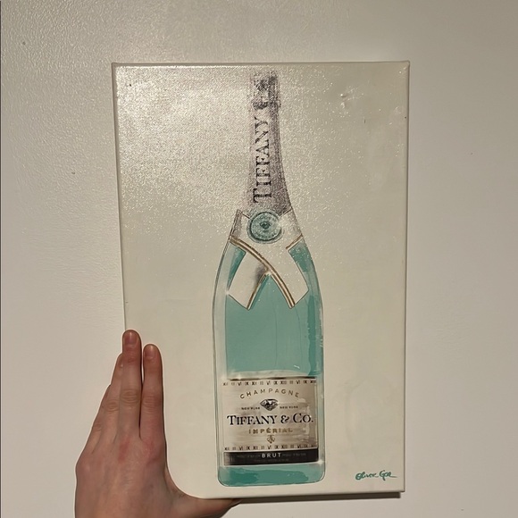 Tiffany & Co. Champagne Canvas Art - Picture 2 of 2